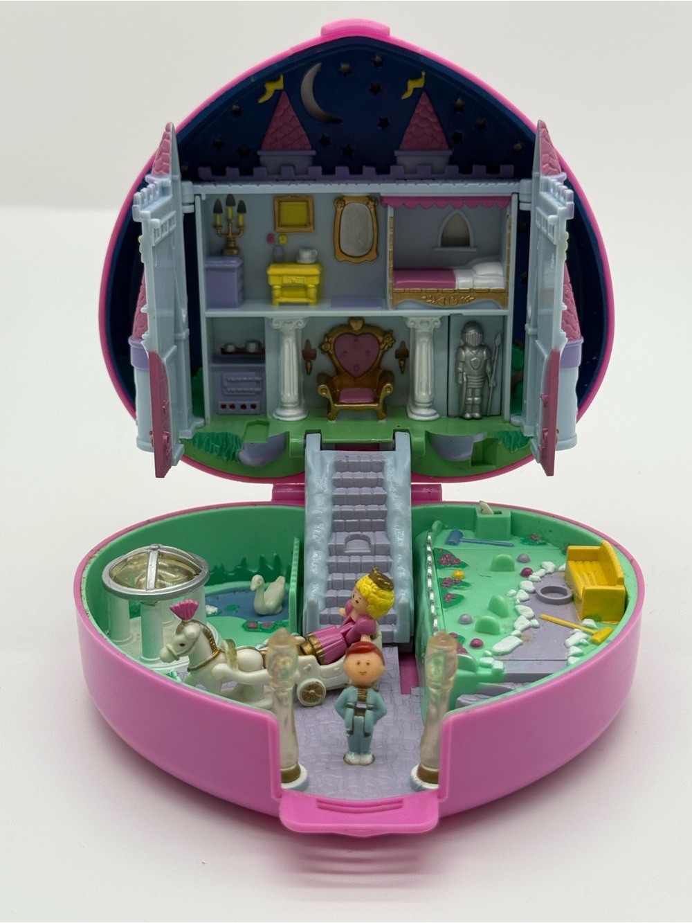 Vintage 1992 Polly Pocket Starlight Castle Figures Bluebird 90s Kidcore